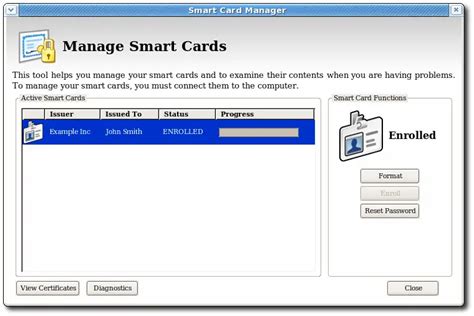 Troubleshooting smartcard management issues 